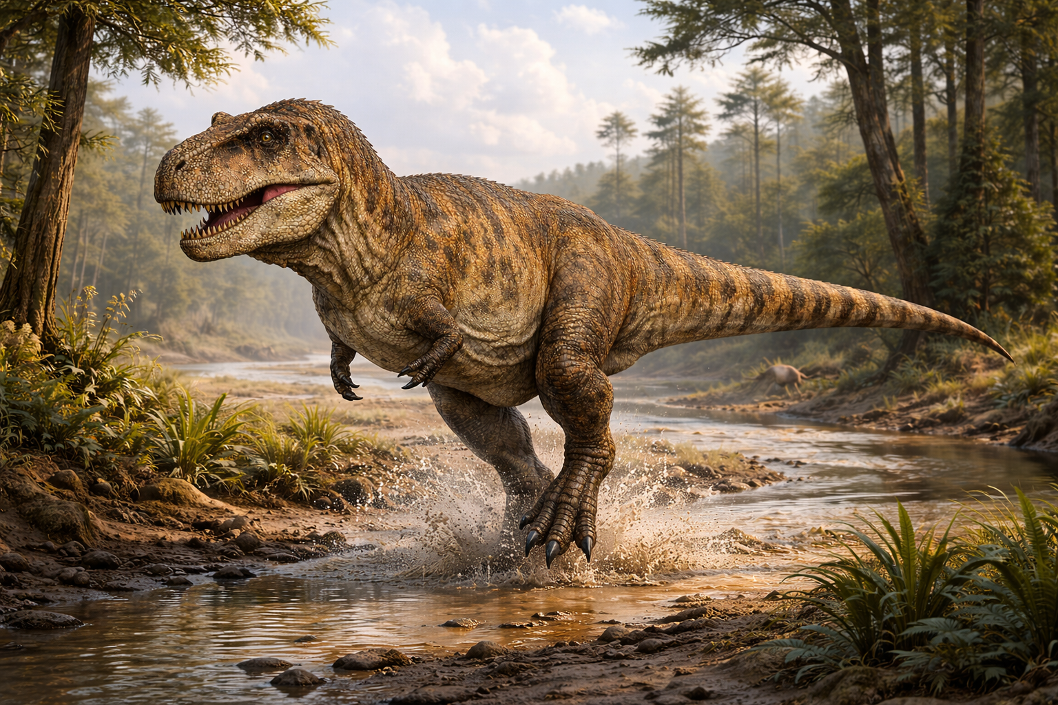 Tarbosaurus bataar dans la Formation de Nemegt